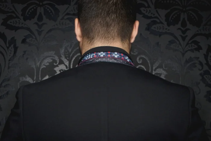 AU NOIR Giacomo Black Stretch Blazer - Image 3